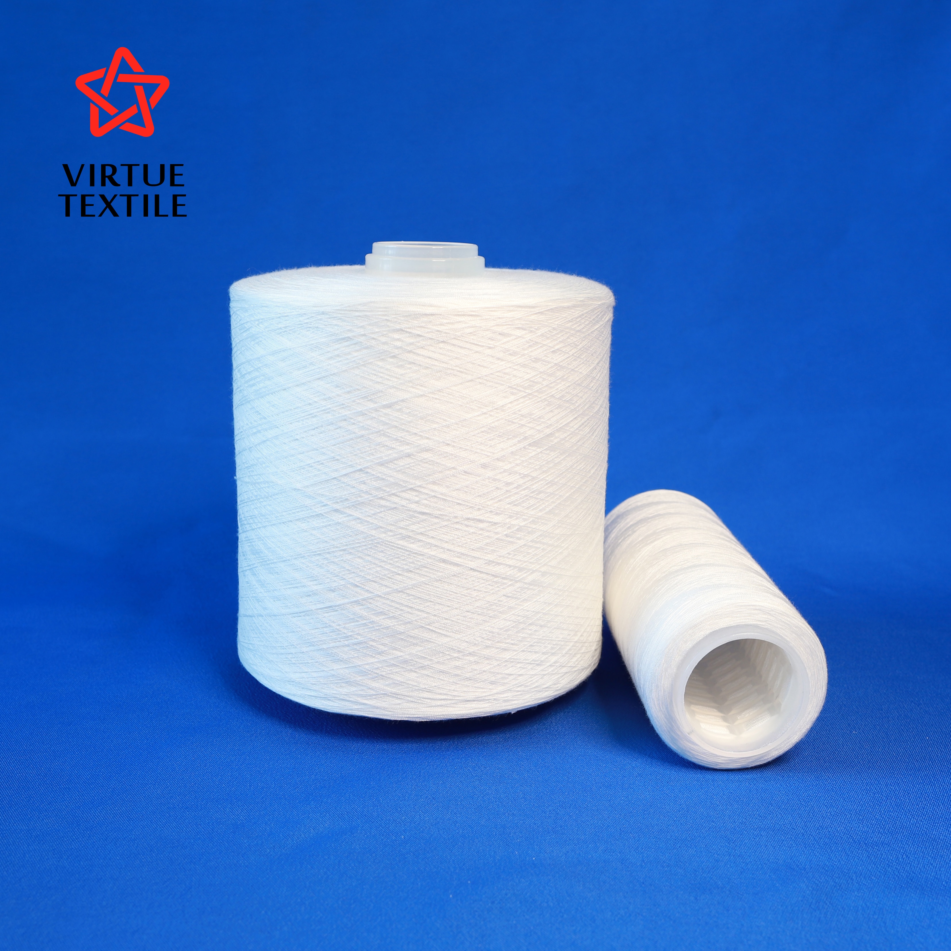 Швейная нить из 100% полиэстера, 42/2 TFO twist RAW WHITE OEKO TEX 100