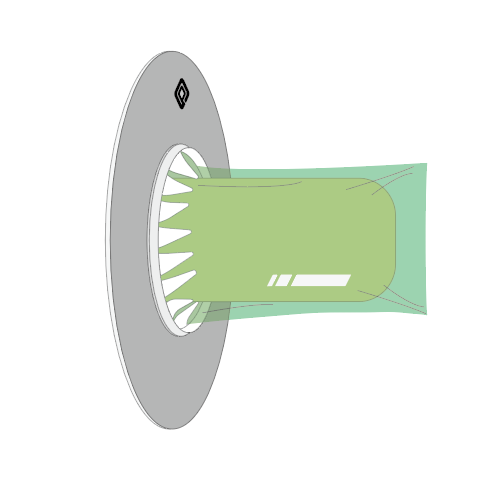 Disposable sterile Surgical light handle cover drape