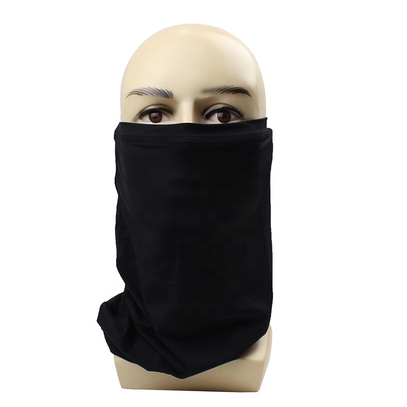 High Quality Outdoor Riding Mask Ice Silk Neck Gaiter Summer Dust Multifunctional Face Mask UV Sun Protection Face Mask