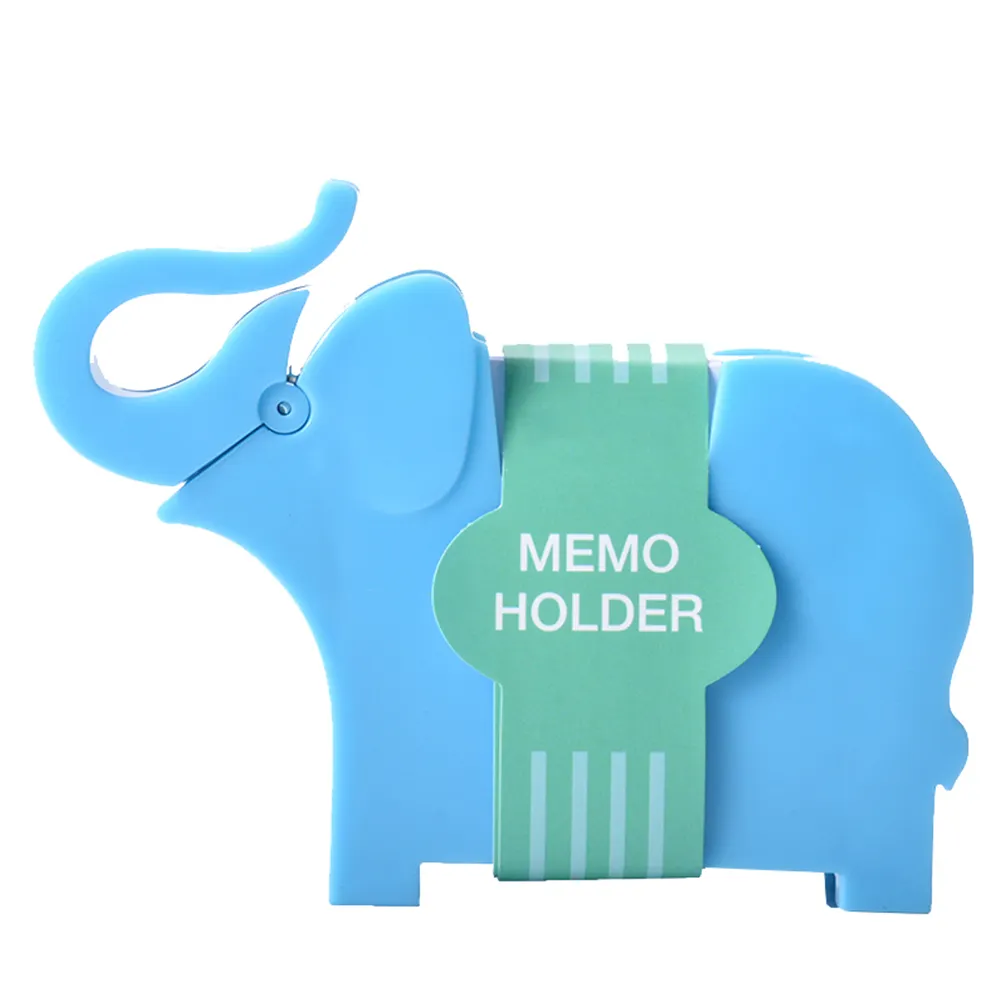 Wholesale Office Supplies Desk Organizer Custom Memo Clip Holder Storage Holders for Office - Elephant