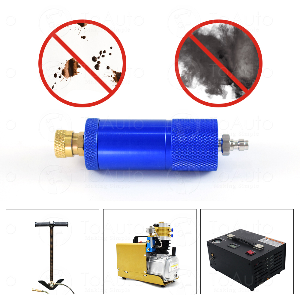 Высокого давления PCP ручной насос воздушный фильтр 30MPA 4500psi 300bar вода-масло Sparator