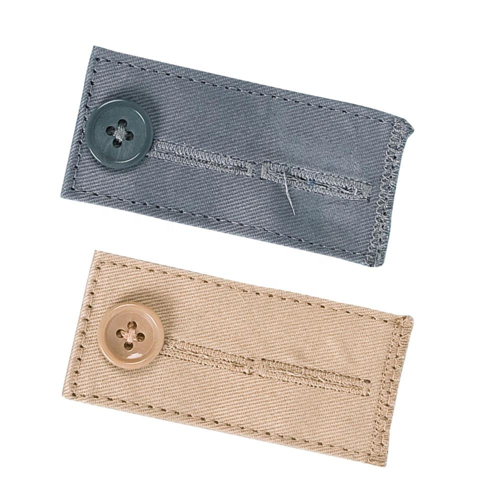 Set of 2 Cotton Jeans & Pants button waist extenders pant waistband extender