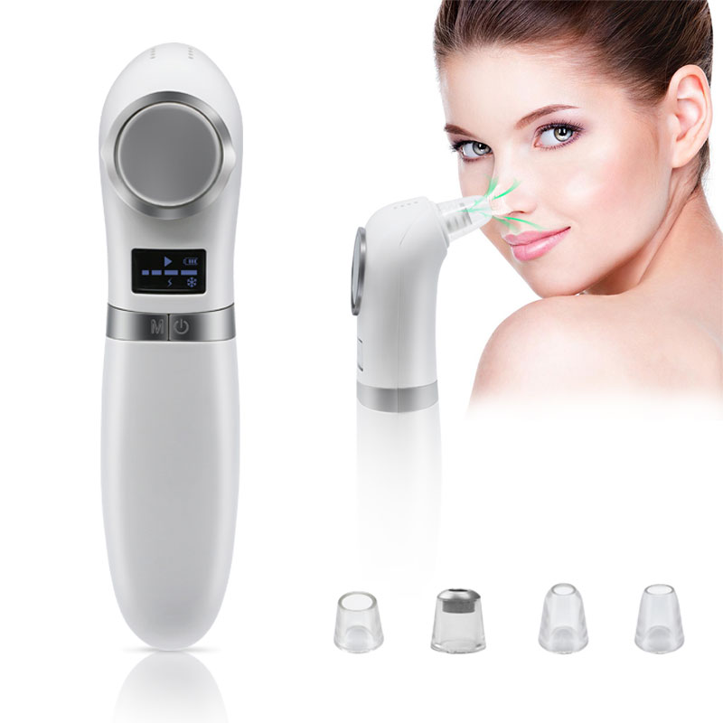 Most Popular Multi-Function 4 Suction Heads Usb Charging Kit Acne Removal Blackhead Remover Vacuum