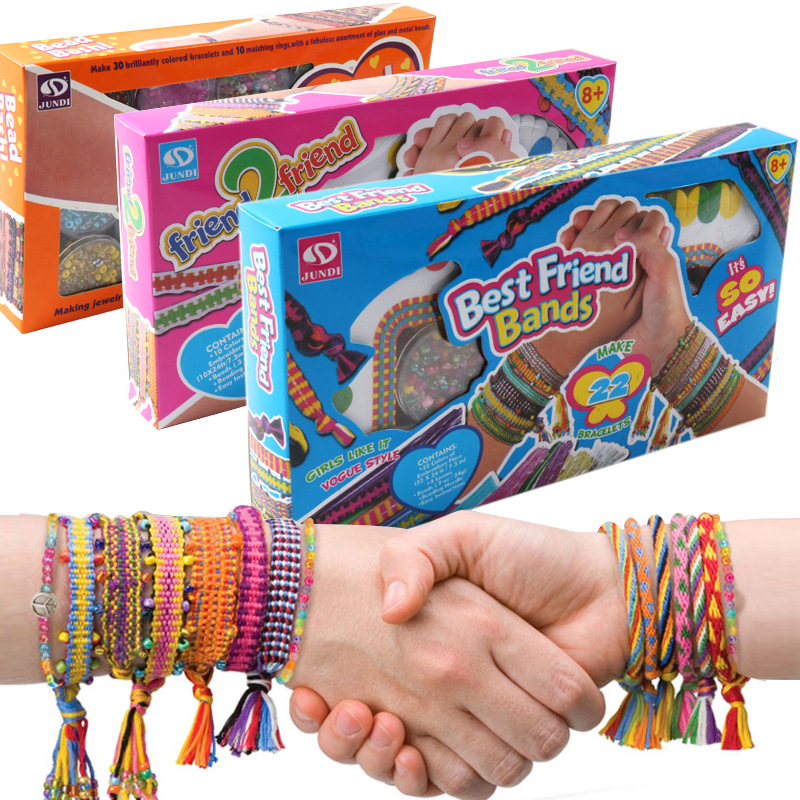 Children's DIY beading hand chain string bead making jewelry toys