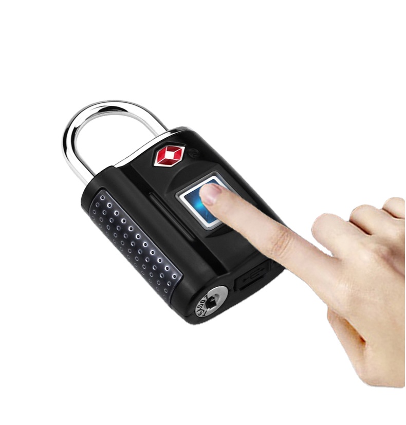 Хит продаж 2021, замок с распознаванием отпечатков пальцев, USB-перезаряжаемый водонепроницаемый IP65 HS