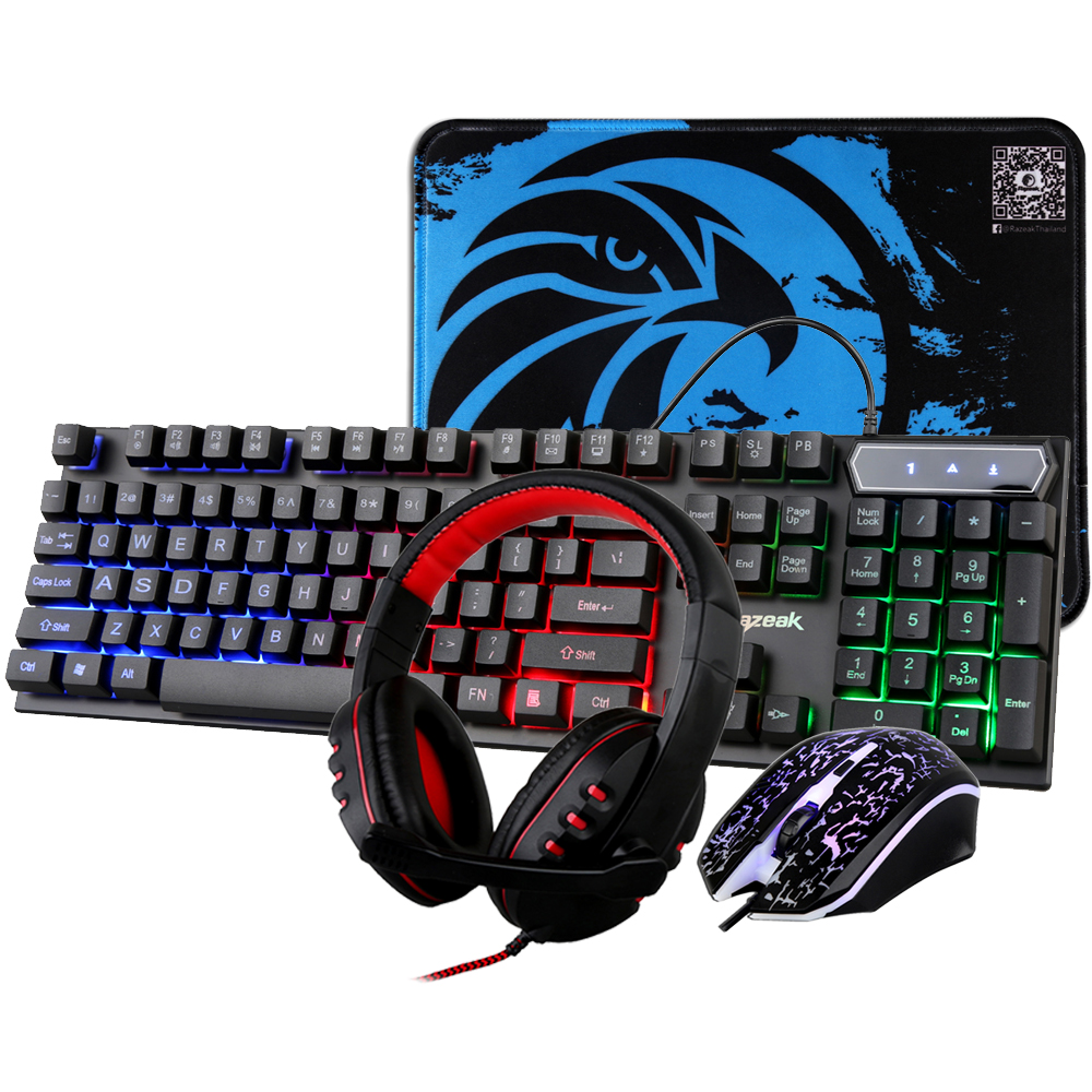 Эргономичная Механическая игровая клавиатура с подсветкой Rgb, мышь, комбо с магнитной поддержкой