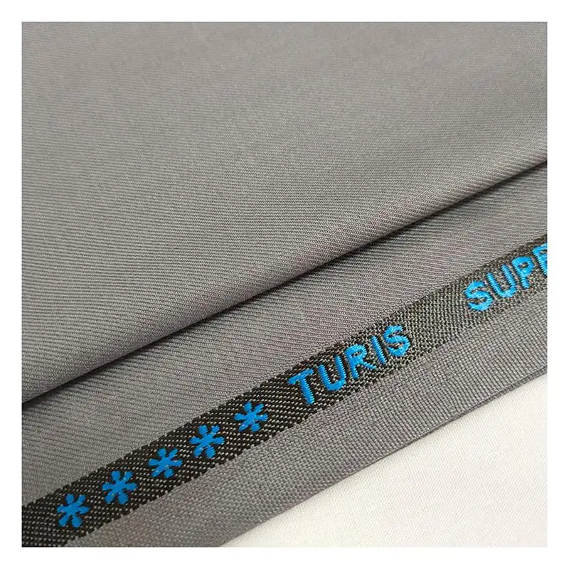 Men's Poly Wool Blend Solid Premium Quality Suiting fabric