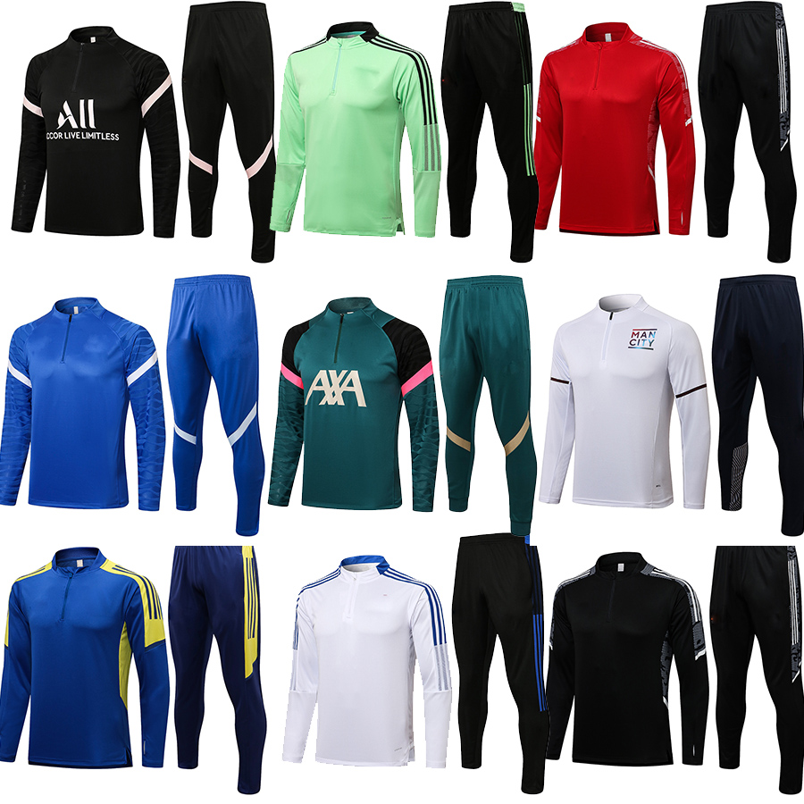 Football Soccer Tracksuits, Training Uniforms 2021, 2022