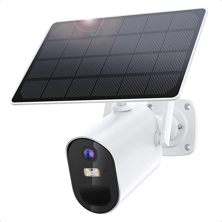 Низкая мощность 1080P ip65 водонепроницаемая батарея WIFI Солнечная камера с PIR и Ai датчиком движения Солнечная wifi камера для наружного использования