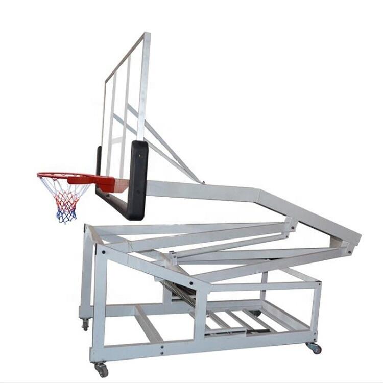 Крытый портативный складной Весна помощь складной баскетбольное кольцо standbasketball стойки