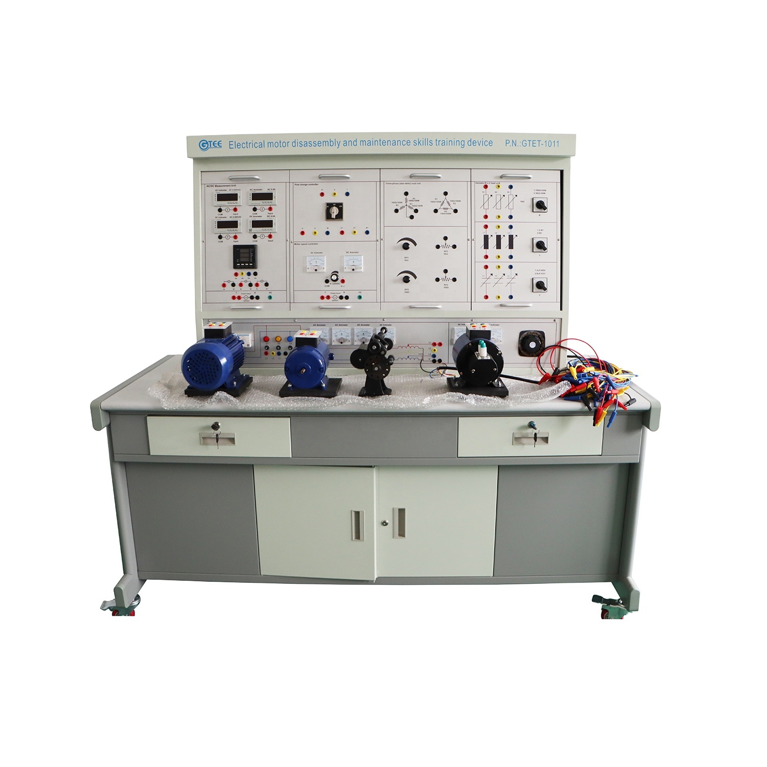 Electrical motor disassembly and maintenance skills training device educational equipment electronics training equipment