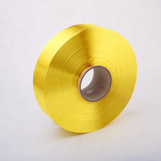 Huzhou huilong полиэфирная пряжа fdy 150d/48f tbr gold для рынка Пакистана