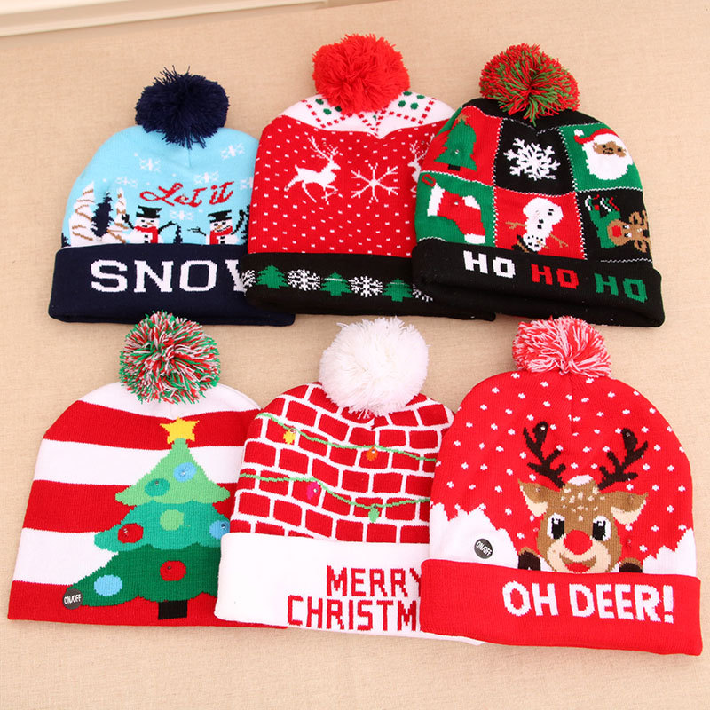 2021 Wholesale New Christmas Decorations Hat Children's Christmas Gift Factory