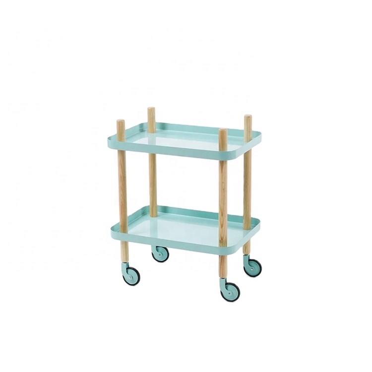 Skillful manufacture home storage metal trolley