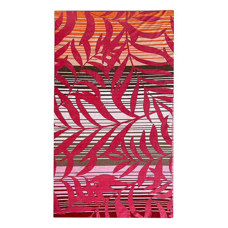 100% Cotton Logoed Jacquard Hotel Bath Yoga Sports Beach Travel Towel