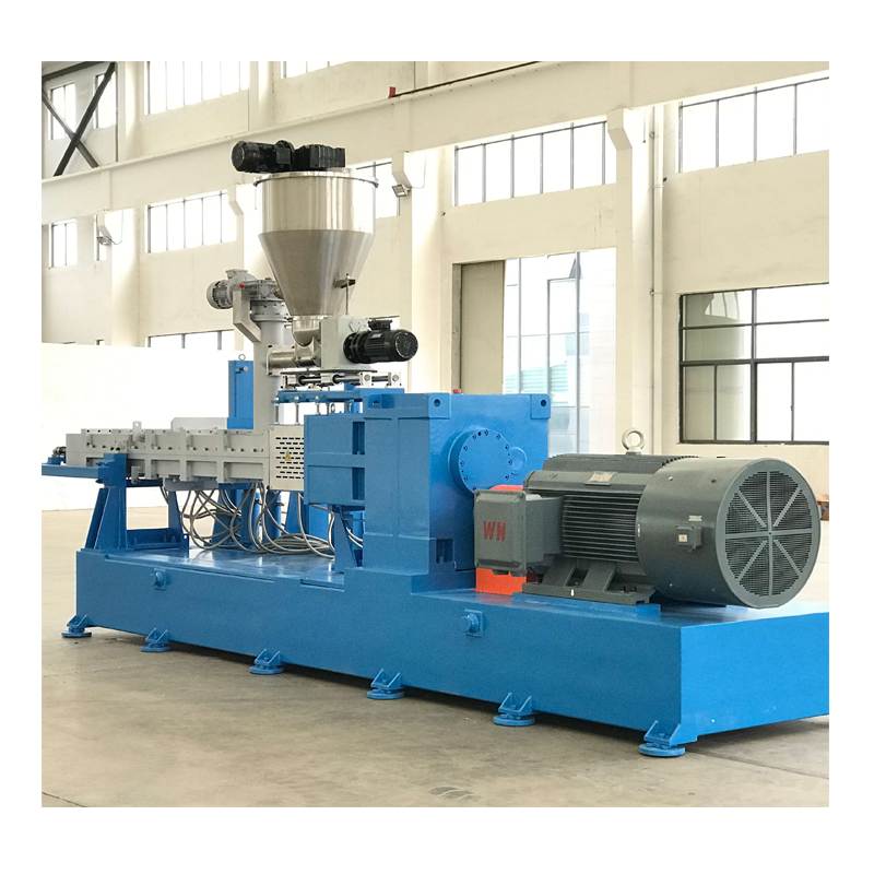 Calcium Chloride Granulator Noni Thermoplastic Granules Pbat Granule 100% Biodegradable Twin Screw Extruder