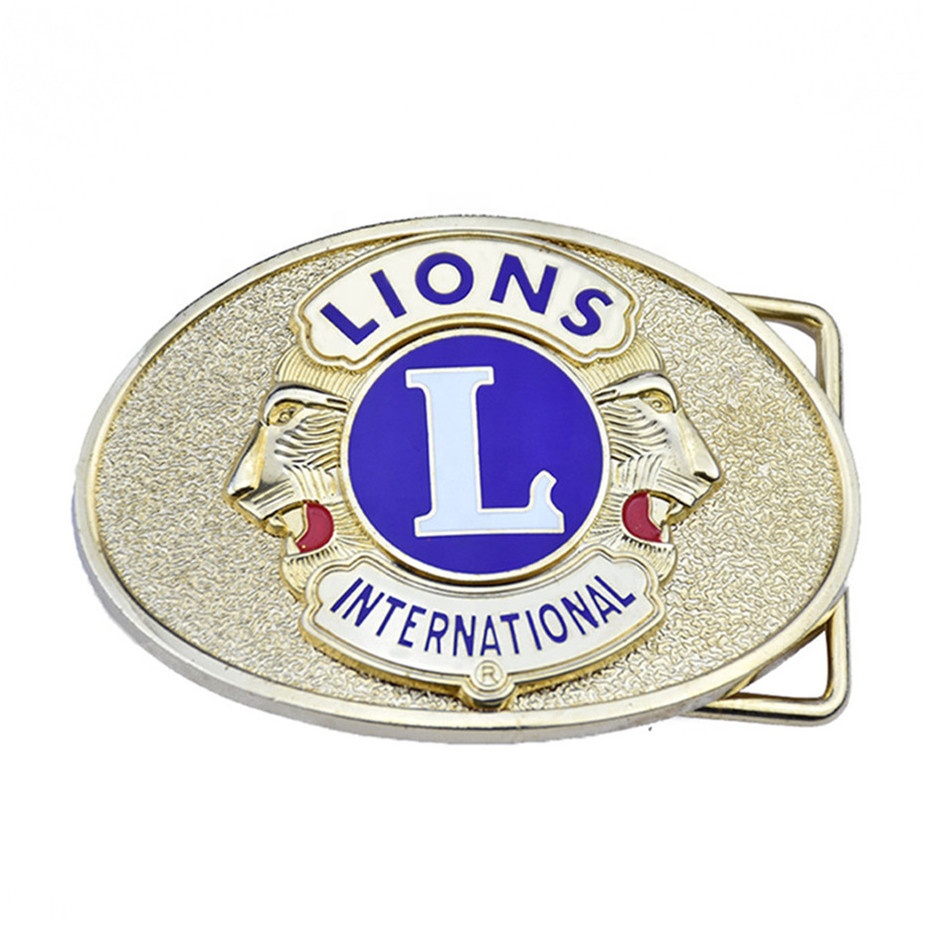 Custom fashionable and simple atmosphere letter-shaped belt buckle with logo blank metal belt buckle