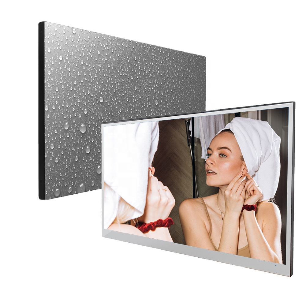 Android System Top Quality Customized Hotel LED Bathroom Smart Mirror TV