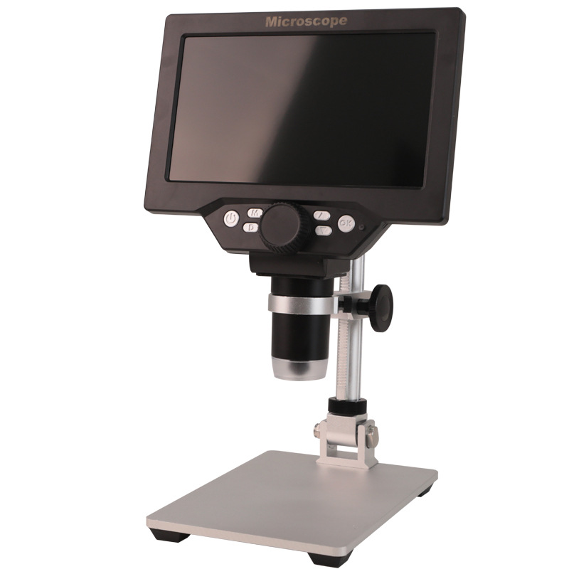 7 "LCD цифровой микроскоп камера 1080P USB видео микроскопы 1200X увеличение микроскопии для взрослых детей с 8 светодиодами