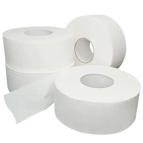 Factory price soft absent wood pulp recycled pulp septic-safe Universal dispenser jumbo toilet tissue paper for Mall Restaurant