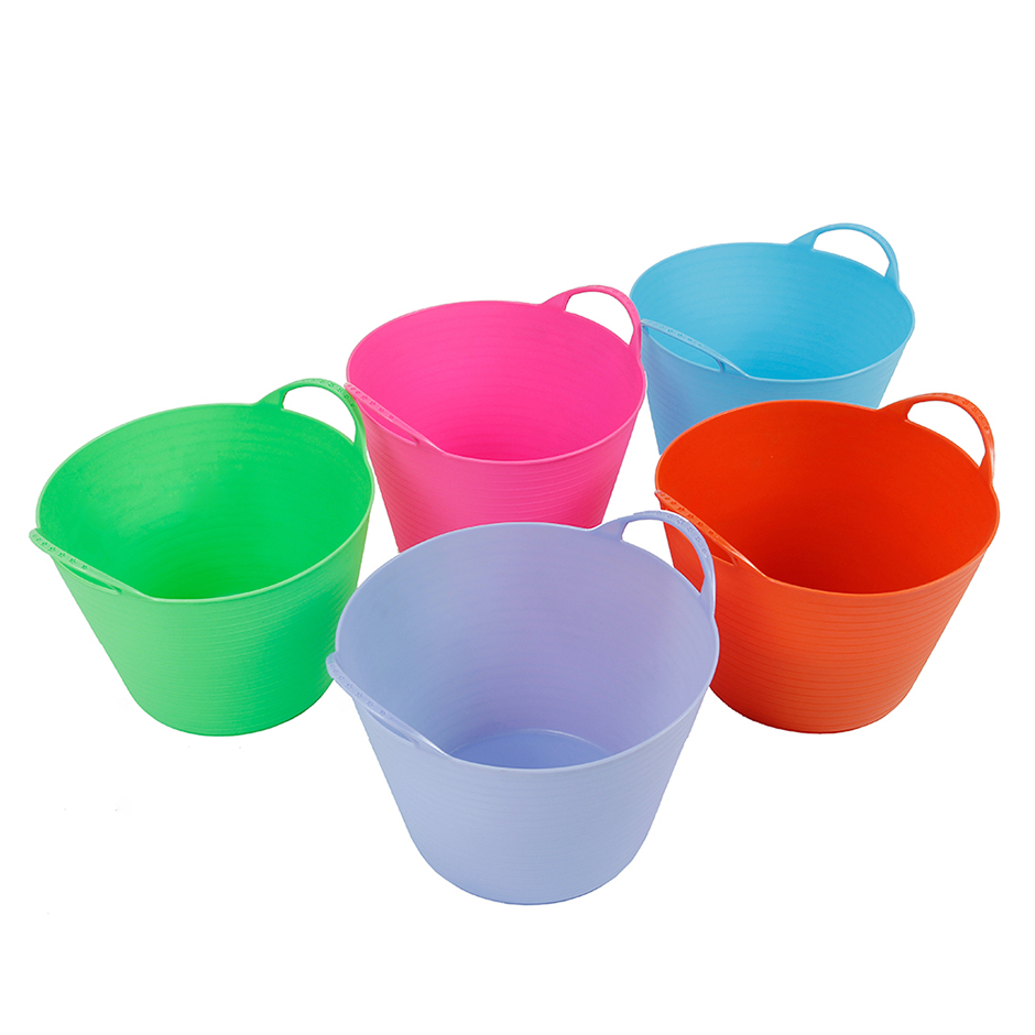 Гибкая мягкая сад цветного пластика многофункциональная tubtrug bukcets