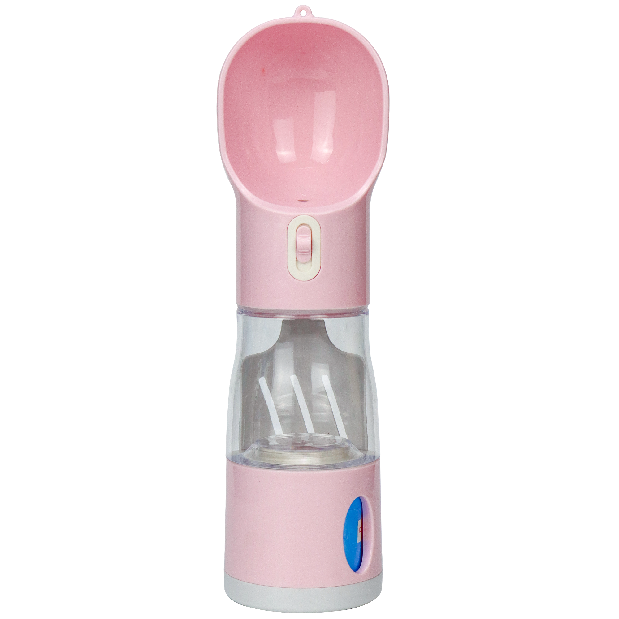 Pet Outdoor Travel Multifunctional Plastic Portable Dog Water Bottle With Poop Scoop