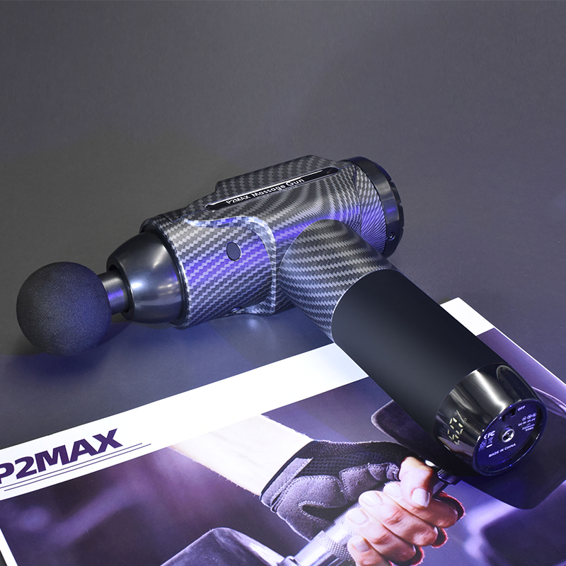 Private Hand Massager Masajeadores Pistolet 8 Head 48 Speed Digital Massageador Body Deep Tissue Massage Gun Massag Dropshipping