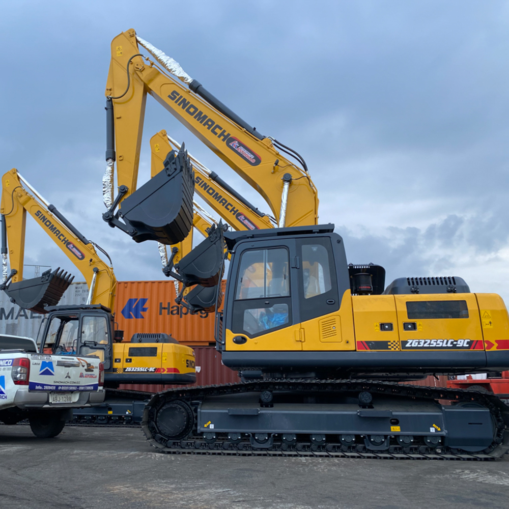 OEM Service Heavy Equipment Construction Machinery Crawler Digger track roller Excavator with Rubber