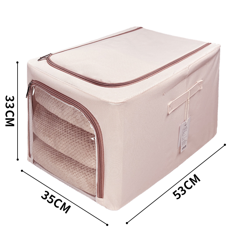 2025 Modern Rectangular Foldable Fabric Storage Box for Home Decor and Bedroom Organisation