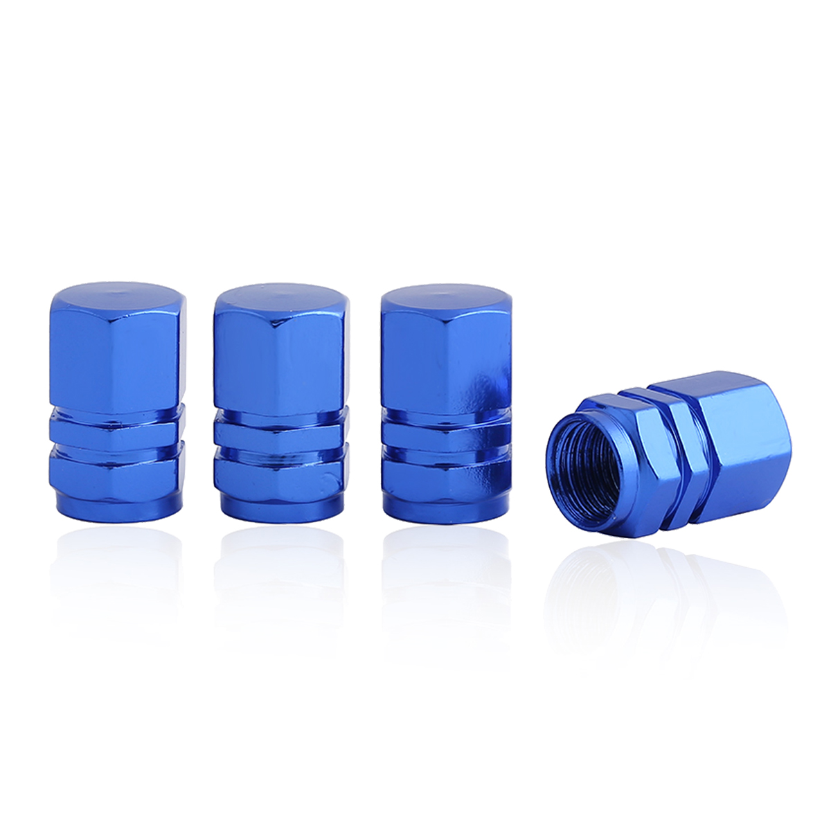 Multi color valve caps tire hot sale aluminum tire valve caps