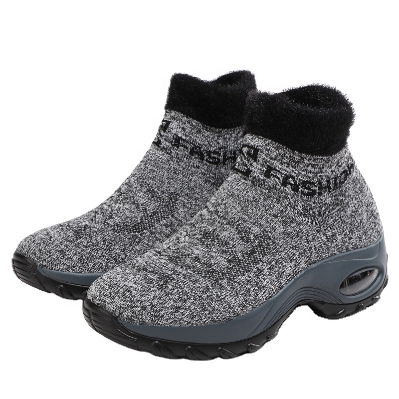 Casual Knitted Sock Sneakers for Girls Comfortable Breathable Daily Casual Shoes