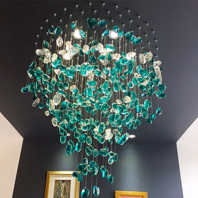 Хрустальная люстра Chandeliercrystal, Потолочная люстра для вестибюля отеля, современное светодиодное освещение и схема, дизайн 180, 20-30 дней, 5 лет