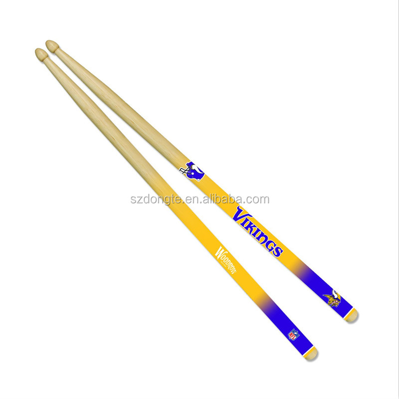 Оптовая продажа высокое качество клена на заказ 5A 7A 5B 2B durmsticks деревянные барабанные палочки для барабанная установка