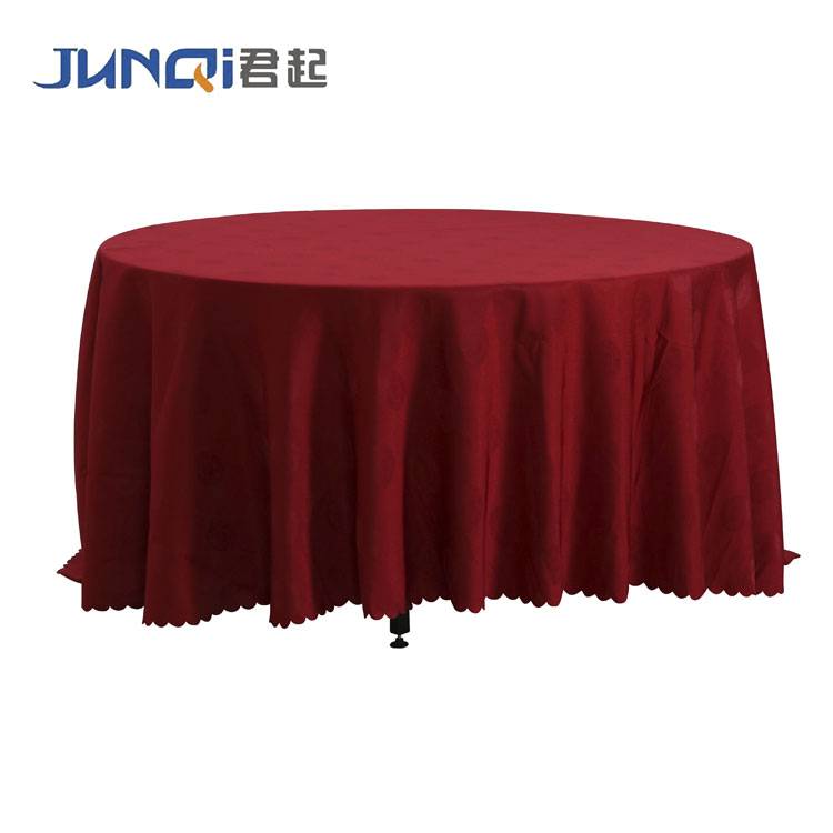 Custom party decoration customize round pattern table cloth set