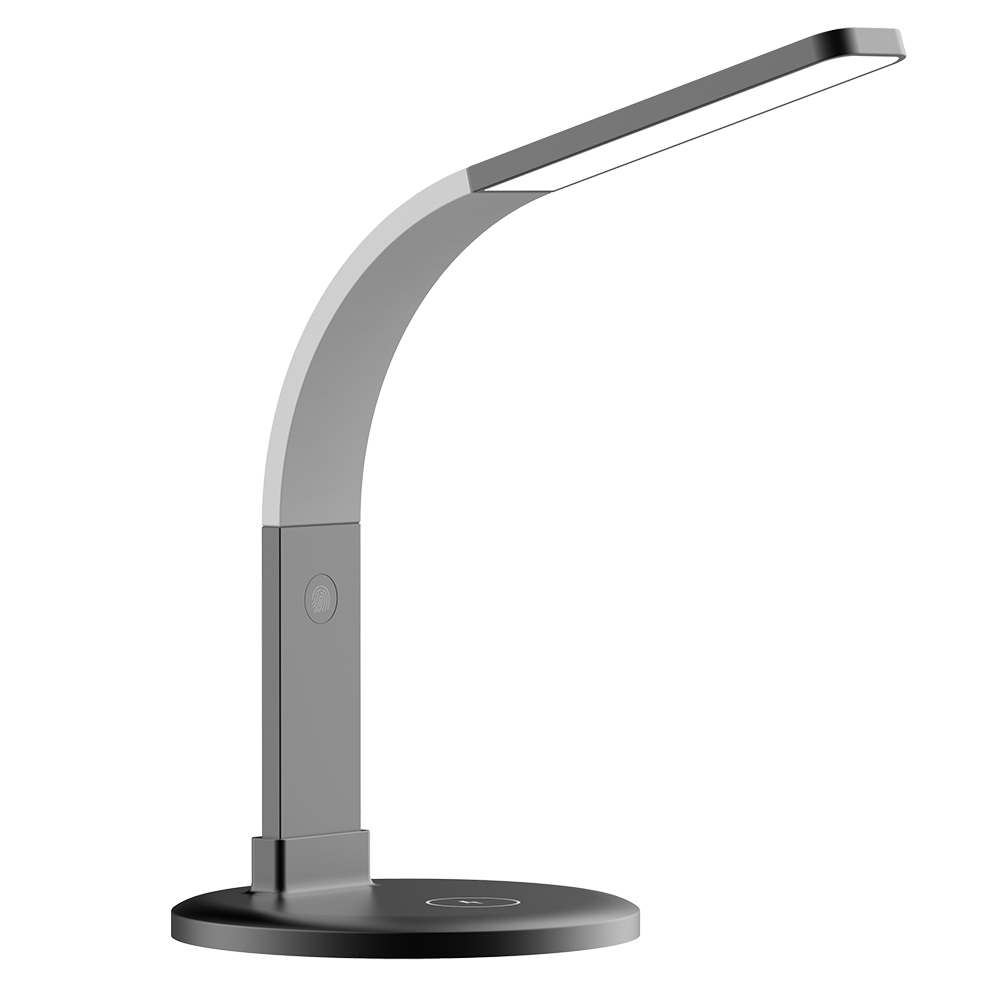 LOVELIKING Adjustable LED Table Lamp Wireless Phone Charger Eye Care Desk Reading Lamp Tischlampe Schreibtischlampe Tischleuchte