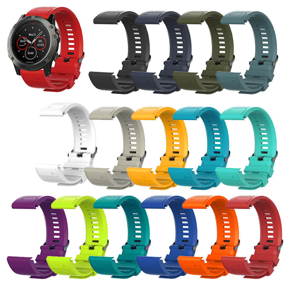 Высокое качество силиконовый ремешок для смарт-часов Garmin fenix 5X, 5s плюс, forerunner fenix 6x pro