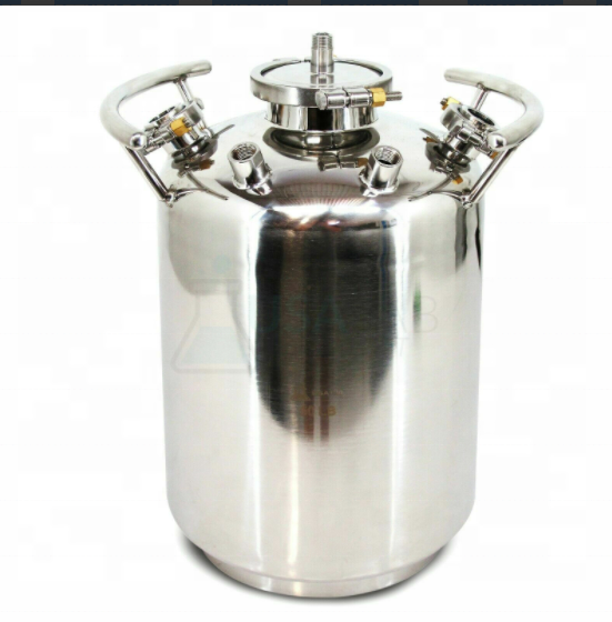 Hot sale 2021 Stainless steel 50 lbs stainless solvent tank for butane receovery extractor