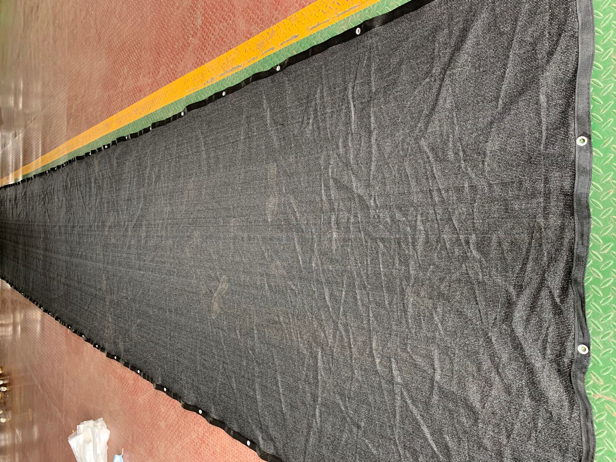 Black fence screen mesh privacy screen 130gsm