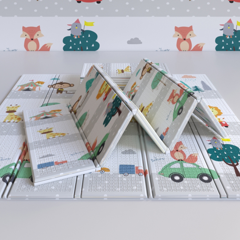 Напольные игровые коврики XPE из пены, детский нетоксичный экологически чистый Складной Игровой Коврик-пазл