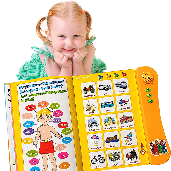 Baby Learn Kids Preschool Education Learning Friends 100 Words My English Smart Magic Interactive Audio Electronic E Sound Book