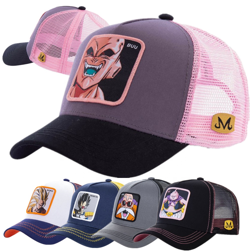 Полноразмерные Мультяшные Японские Аниме gorra bola de dragon ball z trucker gorras casquette кепки головные уборы с нашивкой