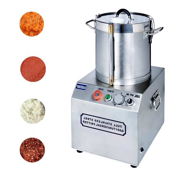 GRANDE High Quality Small Food Cutter Machine Electric Vegetable and Meat Grinder 6L Commercial Universal Fritter