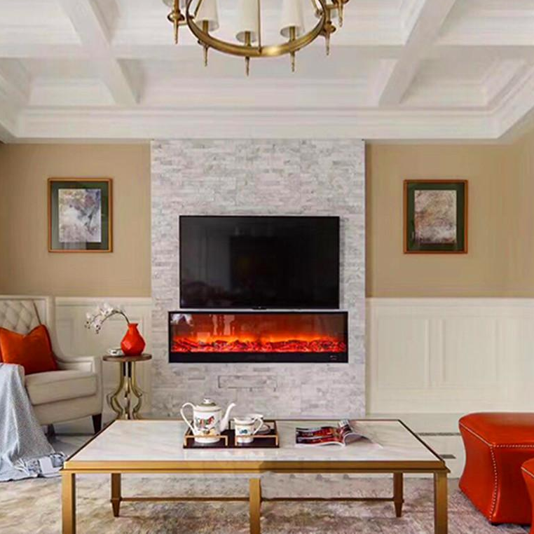 1200mm Log Fuel Effect 110V 220V China TV Cabinet Decorative Electric Fireplace