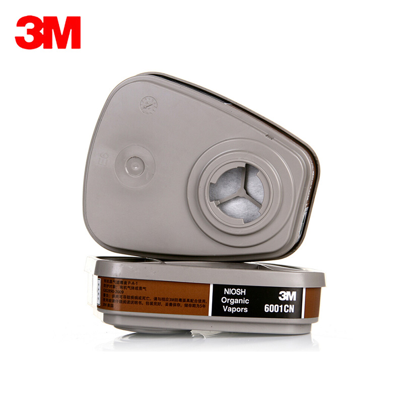 3M 6001cn фильтр для органических паров, картридж для фильтрации воздуха, среднего загрязнения, газа, двойной фильтр