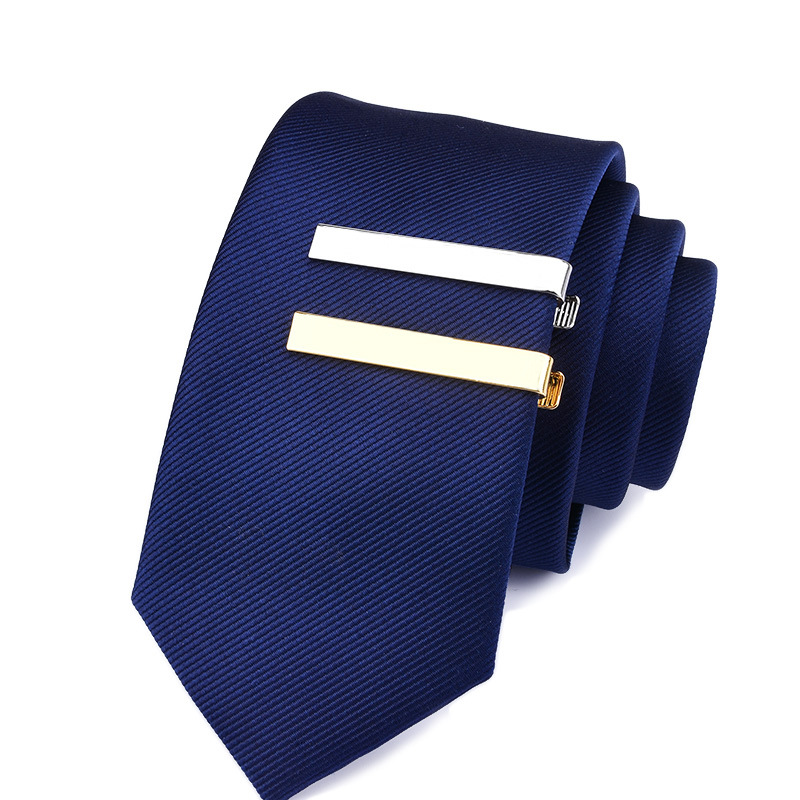 XUNBEI Hot Sale Simplicity Gold Sliver Black Color Copper Tie Clip New Tie Clips Men's