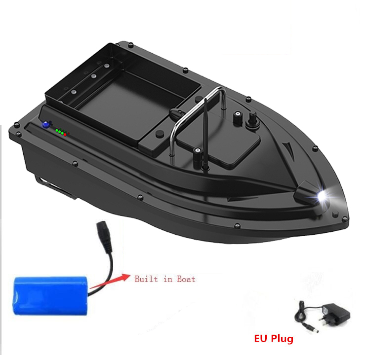 Single-Hand Operation Remote Control Bait Boat With Autocruise Dual Motor Differential Function For Rc Fishing Bait Boat