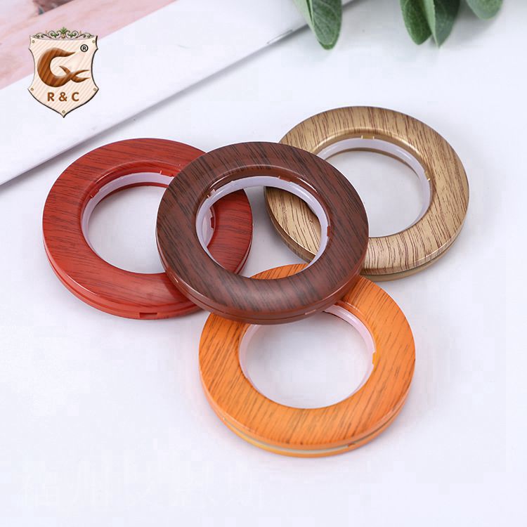 R&C Curtain Eyelet Ring Grommets Golden Color Plastic Snap Curtain Grommet Eyelets Ring Eyelets For Curtains
