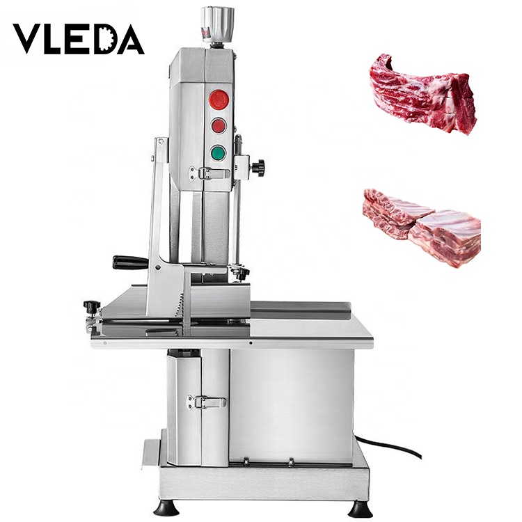Commercial All Stainless Steel Meat and Bone Saw Machine Chicken Fish Cutting Frozen Meat Slicer for Butchers