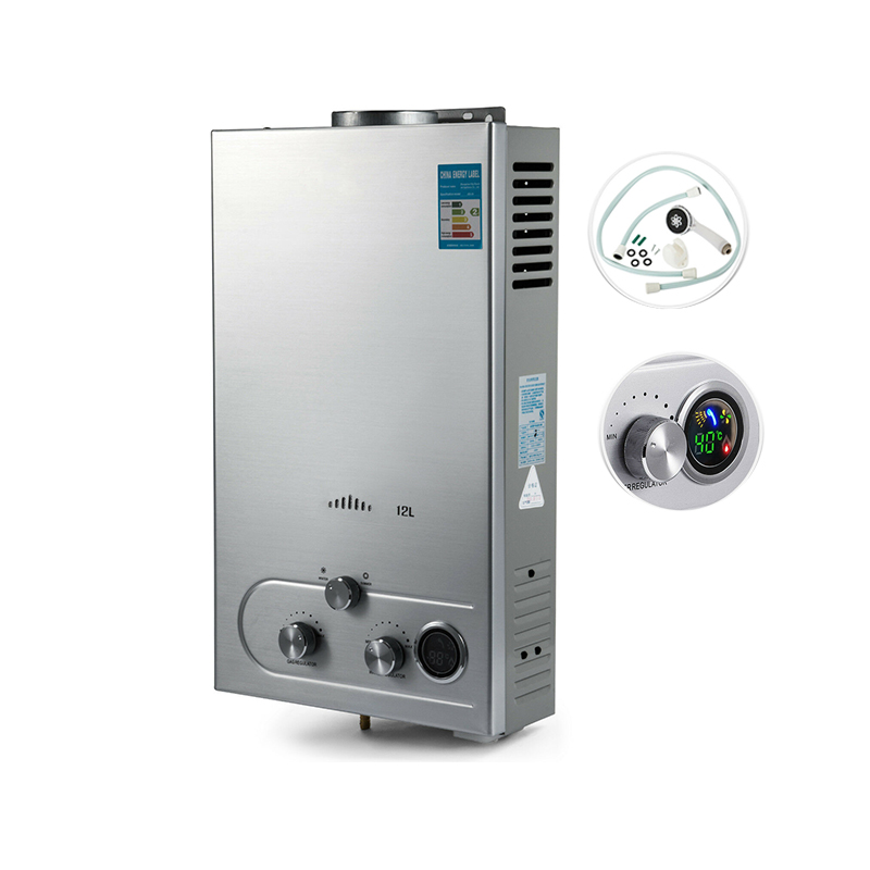Competitive 24KW 3.2GPM Water Heater 12L LPG Propane Gas Tankless Stainless Instant Boiler