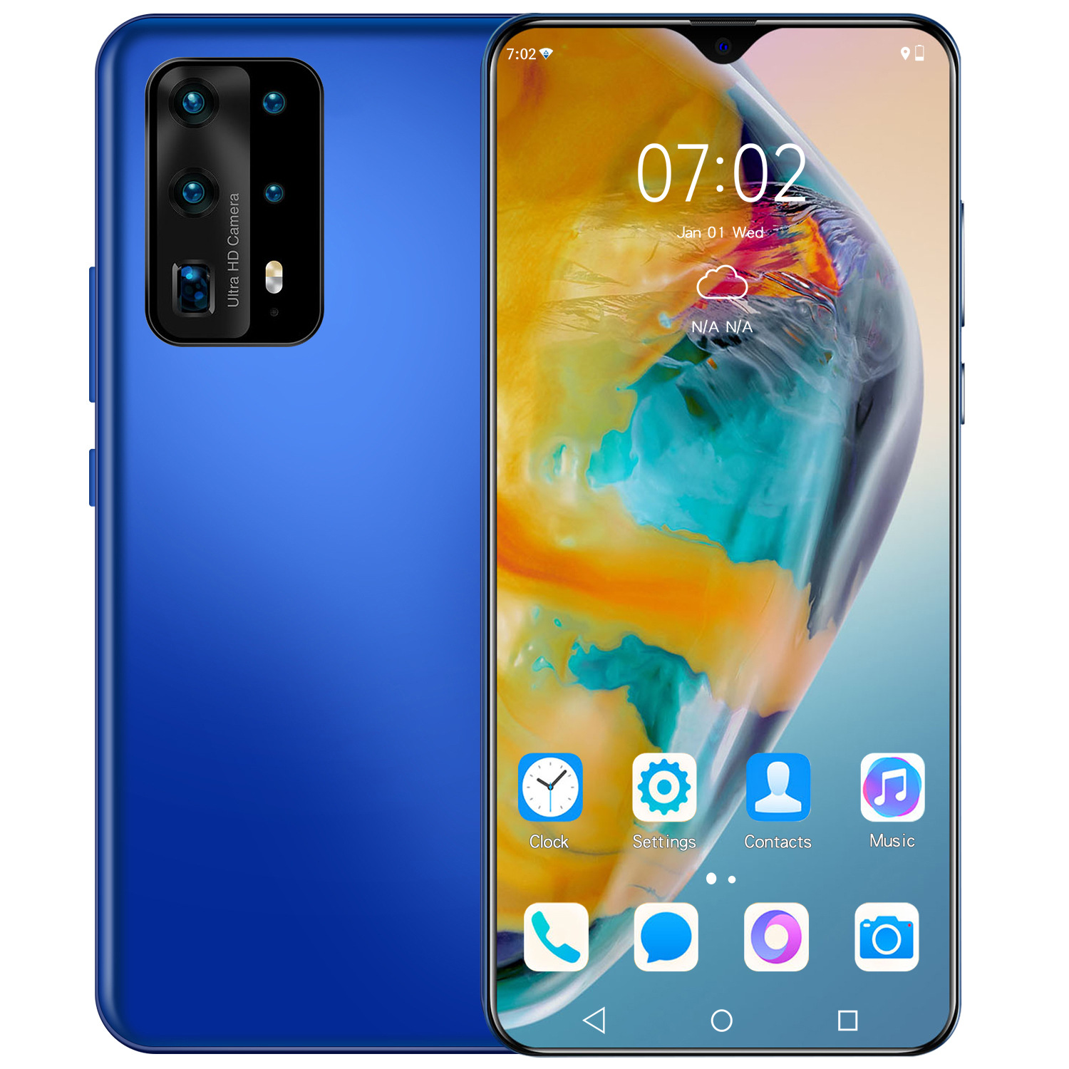 Смартфон P45 Pro на Android 10,0, 8 + 256 ГБ, 6,3 дюйма, две карты